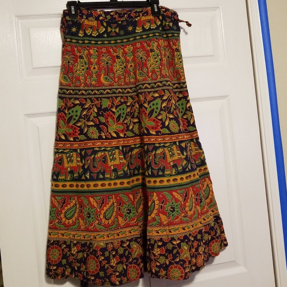 Wrap around Indian skirt